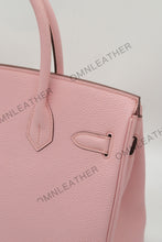 Load image into Gallery viewer, London 30 Birkin Style Togo Leather Pink Color Gold Hardware
