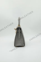 Load image into Gallery viewer, Verona 22 Kelly Style Ostrich Leather Grey Color Gold Hardware
