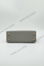 Load image into Gallery viewer, Verona 22 Kelly Style Ostrich Leather Grey Color Gold Hardware
