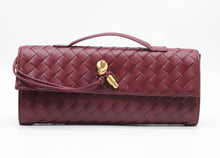 Load image into Gallery viewer, Miami 31 Vegan Leather Andiamo Woven Clutch
