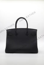 Load image into Gallery viewer, London 30 Birkin Style Touch Leather Black Color Silver Hardware
