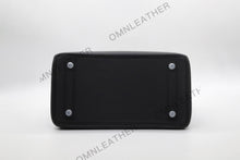 Load image into Gallery viewer, London 30 Birkin Style Touch Leather Black Color Silver Hardware
