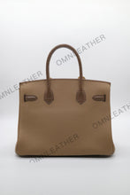 Load image into Gallery viewer, London 30 Birkin Style Touch Leather Tan Color Gold Hardware
