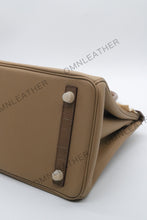 Load image into Gallery viewer, London 30 Birkin Style Touch Leather Tan Color Gold Hardware
