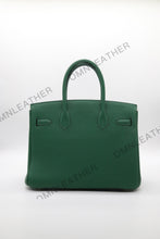Load image into Gallery viewer, London 30 Birkin Style Togo Leather Green Color Gold Hardware
