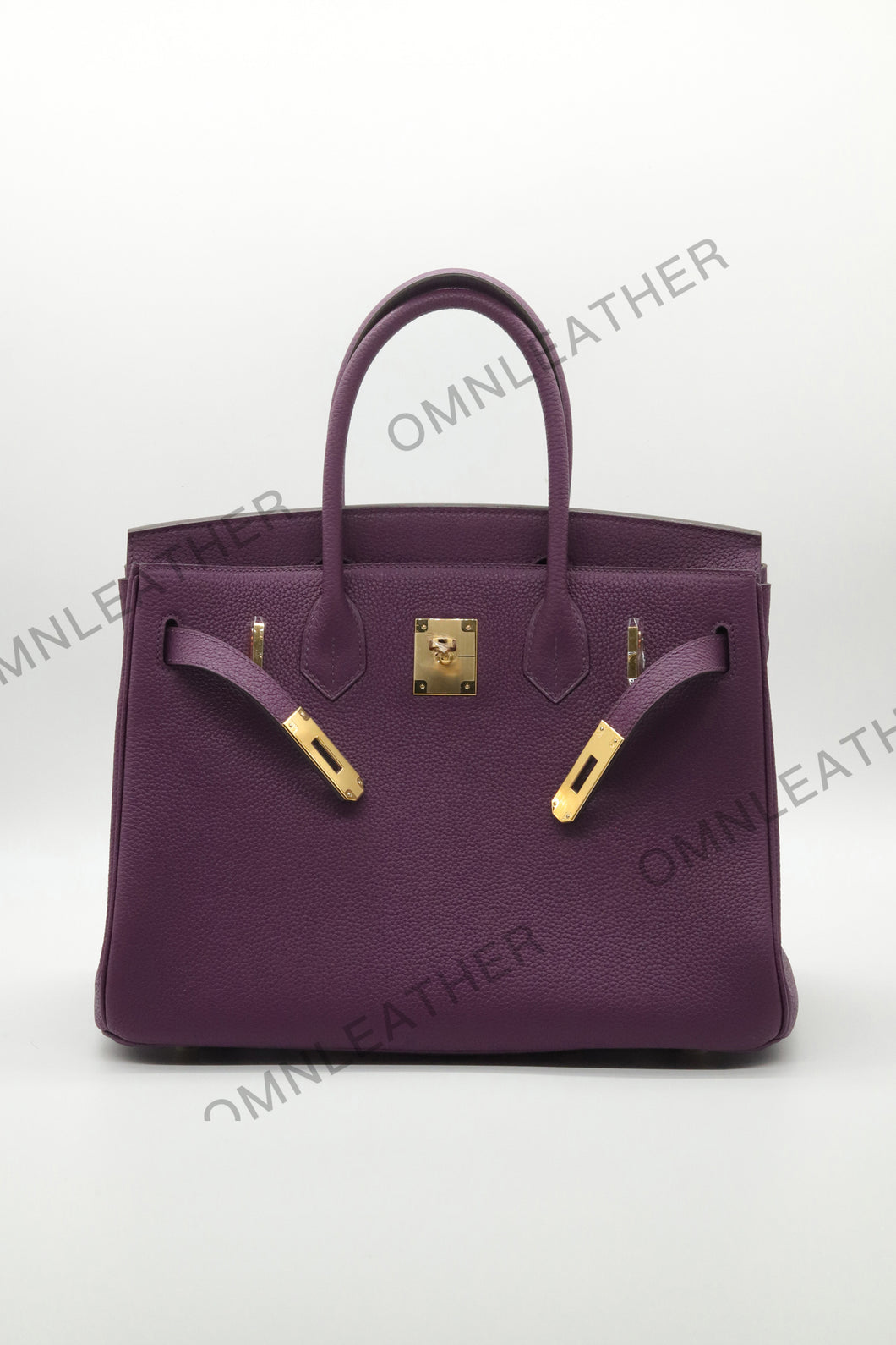 London 30 Birkin Style Togo Leather Anemone Color Gold Hardware