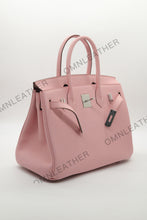 Load image into Gallery viewer, London 30 Birkin Style Togo Leather Pink Color Silver Hardware

