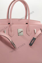Load image into Gallery viewer, London 30 Birkin Style Togo Leather Pink Color Silver Hardware

