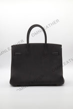 Load image into Gallery viewer, London 30 Birkin Style Togo Leather Ebony Color Gold Hardware
