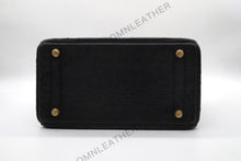 Load image into Gallery viewer, London 30 Birkin Style Ostrich Leather Black Color Gold Hardware
