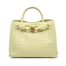 Load image into Gallery viewer, Bologna 25 Vegan Leather Woven Top Handle Bag
