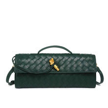 Load image into Gallery viewer, Miami 31 Vegan Leather Andiamo Woven Clutch
