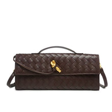 Load image into Gallery viewer, Miami 31 Vegan Leather Andiamo Woven Clutch
