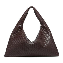 Load image into Gallery viewer, Genova 50 Vegan Leather Woven Oversized Should Bag
