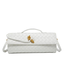 Load image into Gallery viewer, Miami 31 Vegan Leather Andiamo Woven Clutch
