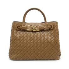 Load image into Gallery viewer, Bologna 25 Vegan Leather Woven Top Handle Bag
